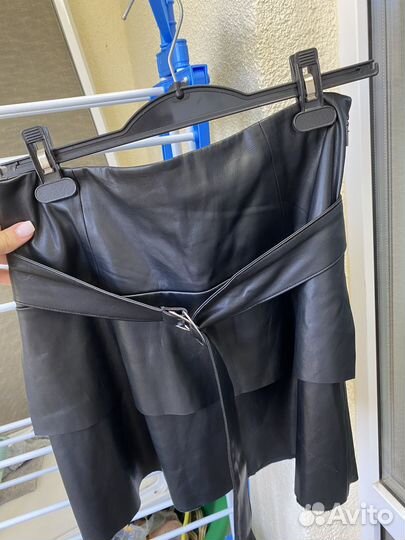 Кожаная юбка