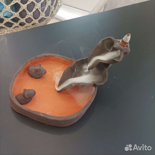 Керамический фонтан для дыма