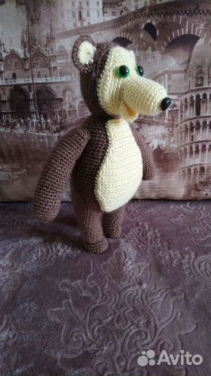 Игрушка мягкая вязаная