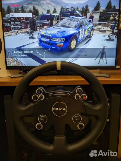 Руль Moza CSV2 в идеальном состоянии