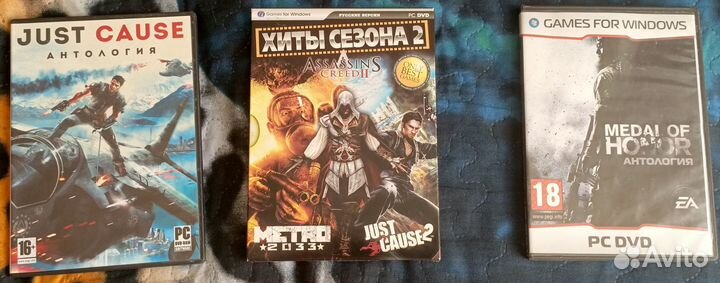 Игры для компьютера разные (пк двд диски) dvd-box