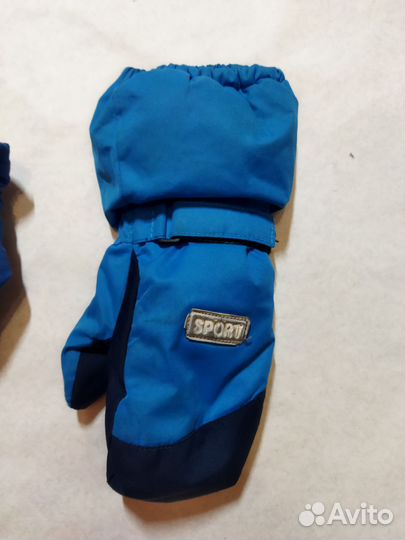 Варежки краги зимние для мальчика 4-5-6