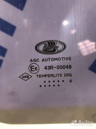 Стекло двери зад лев LADA xray 1.6 мт