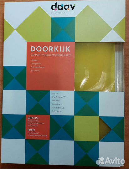 Чехол-накладка для MacBook Air 13 2012-2017