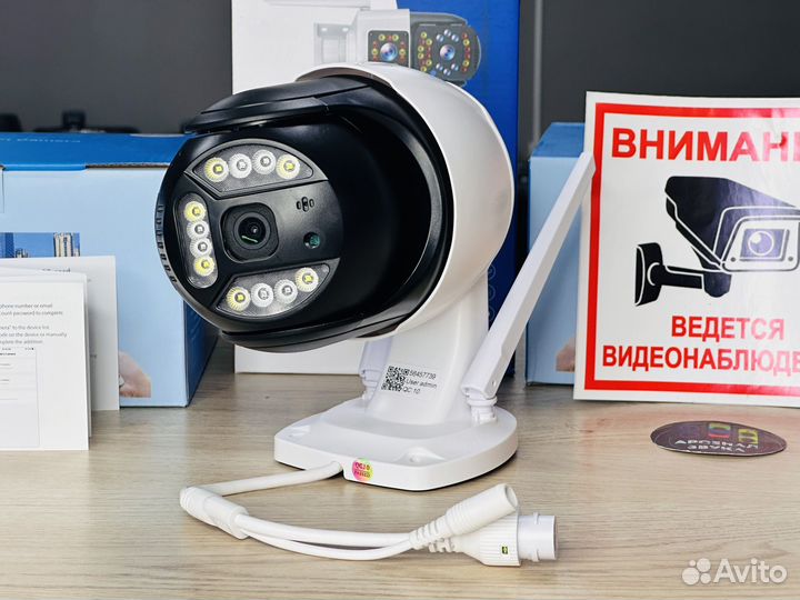 Камера видеонаблюдения 4g уличная поворотная