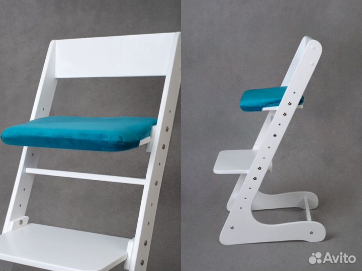 Белый растущий стул