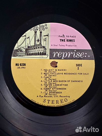 The Kinks – Face To Face, US original, NM