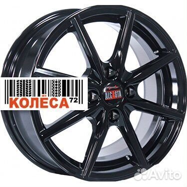 Alcasta M63 6x15 4x100 ET46 Dia60.1 Black