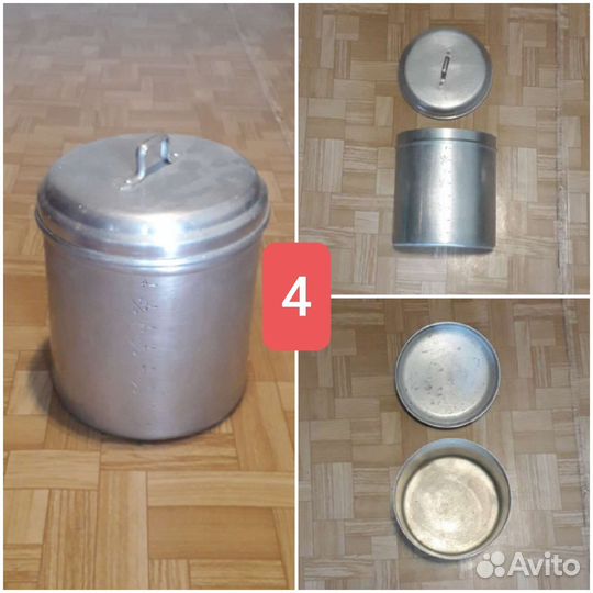 Эмалированная посуда (ведра, ёмкости)