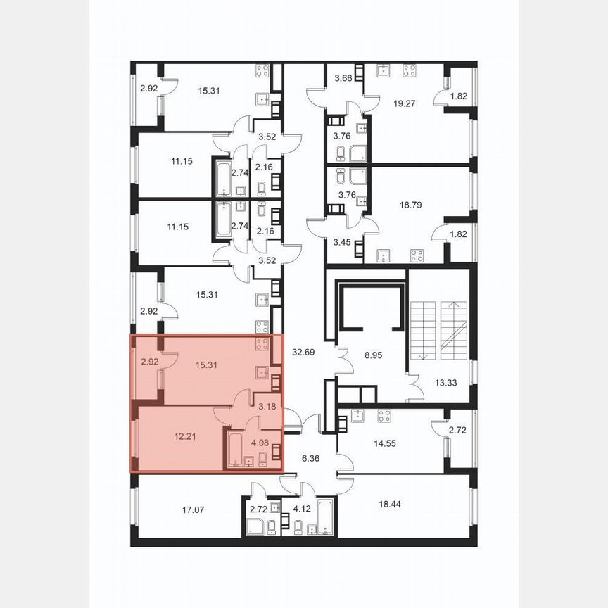 1-к. квартира, 36,2 м², 7/9 эт.