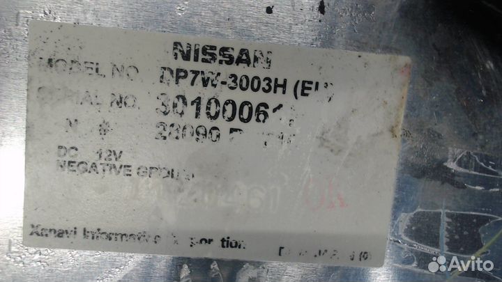 Дисплей компьютера Nissan Almera Tino, 2002