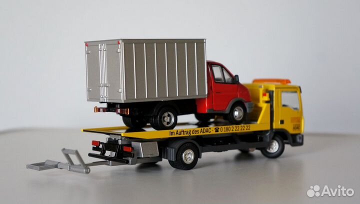 1/50 эвакуатор MAN тягач 2 в 1 редкий 1:50