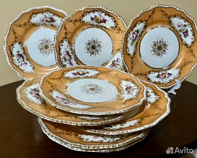 Антикварные тарелки. Davenport, Англия