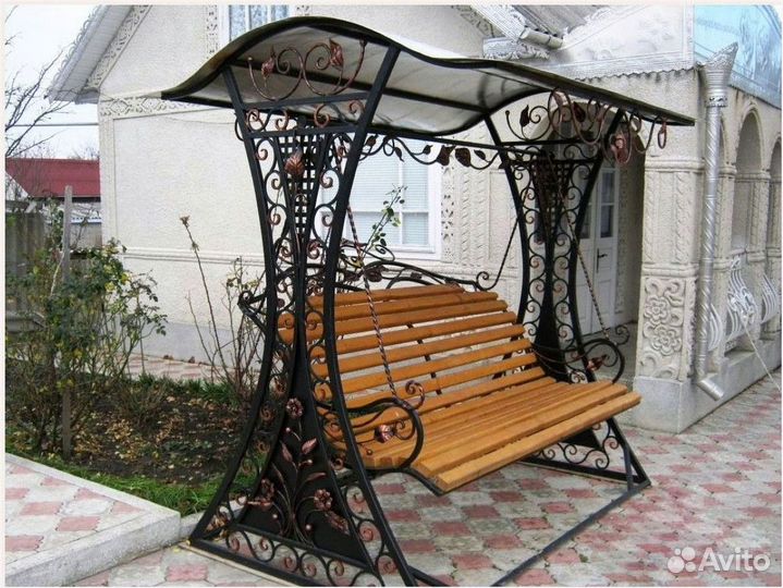 Качели кованые