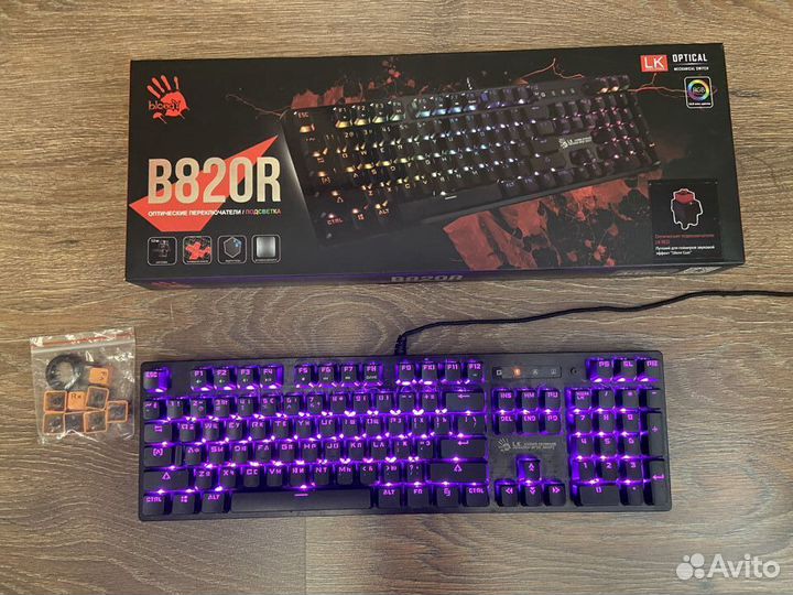 Клавиатура механическая A4-Tech Bloody B820R