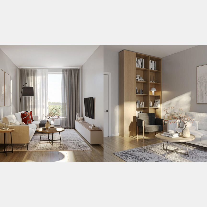 2-к. квартира, 71,2 м², 2/21 эт.