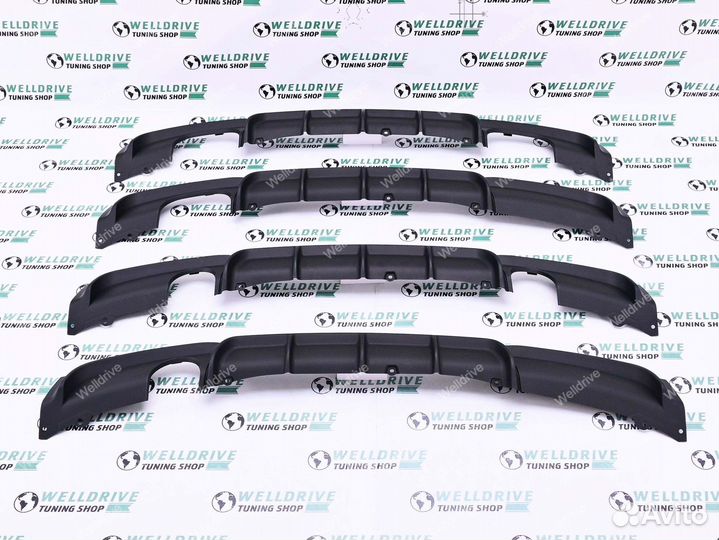 Диффузор BMW 3 F30 F31 1+0 матовый