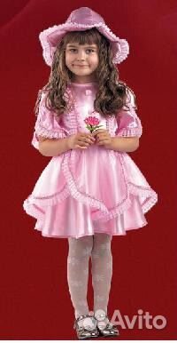 Батик. Карнавальный детский Костюм Дюймовочка,7042