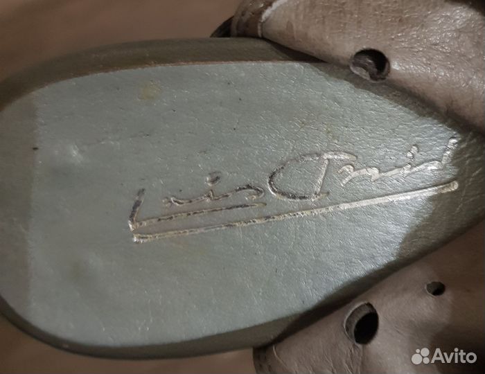 Сапоги бу, натуральная кожа, каблук 7 см