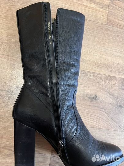 Зимние сапоги Ria Rosa натуральная кожа и мех