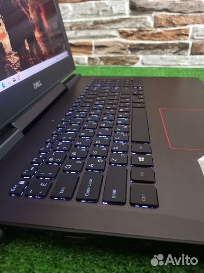 Игровой ноутбук Dell i7 4ядра/1050ti 4Гб/16ozu/ssd