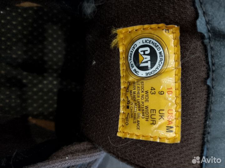 Мужские кожаные ботинки 43