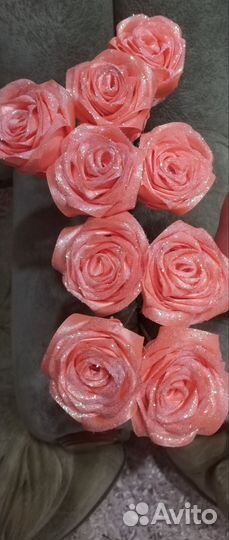 Букет из атласных лент