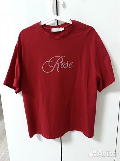 Футболка оверсайз со стразами Charmstore