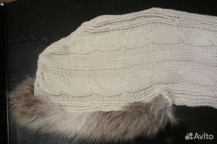 Нарукавники -флис Триколор.Новая шапка-шарф Pimkie