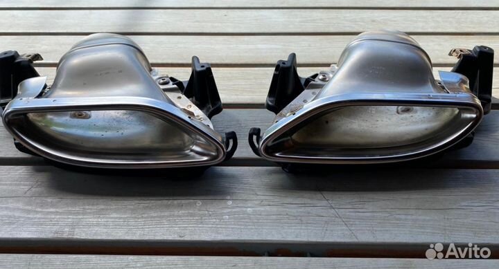 Диффузор на задний бампер w166