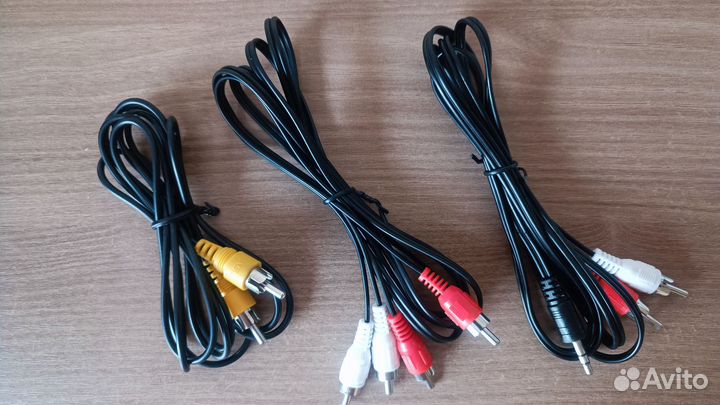 Аудио и видео кабель RCA - тюлпаны