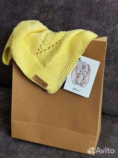 Детские пледы ручной вязки