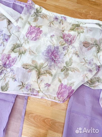 Комплект штор сереневые