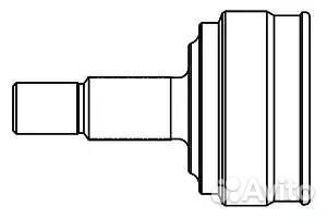 Шрус chevrolet lacetti/daewoo lanos 1.4-1.5 97- на