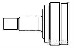 Шрус chevrolet lacetti/daewoo lanos 1.4-1.5 97- на