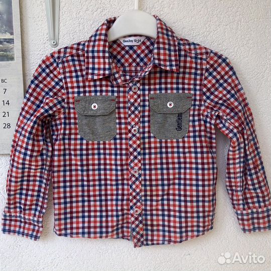 Рубашка для мальчика 12-24 GeeJay