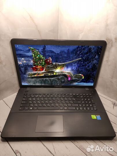 Игровой Asus 17.3 Дюйма/Nvidia 2GB/core i5/SSD/HDD