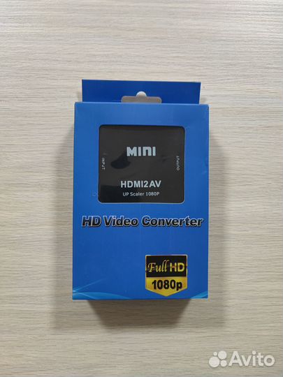 Переходник Видео конвертер hdmi - RCA AV/ cvsb L/R