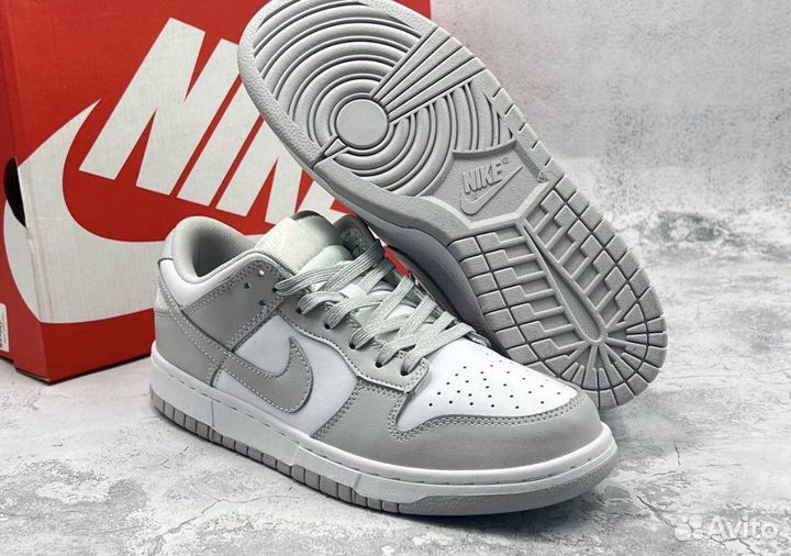 Кроссовки Nike Dunk Low Grey Fog