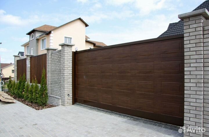 Откатные ворота Alutech