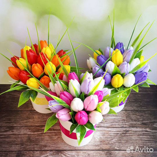 Букеты из мыла ручной работы