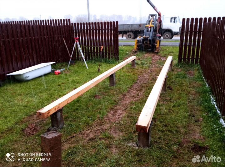 Фундамент из жб сваи