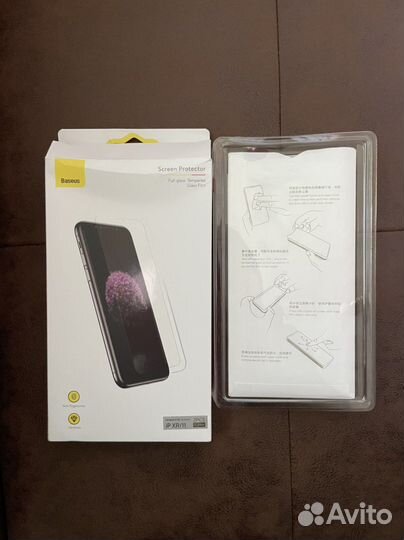 Защитное стекло Baseus для iPhone 2 шт