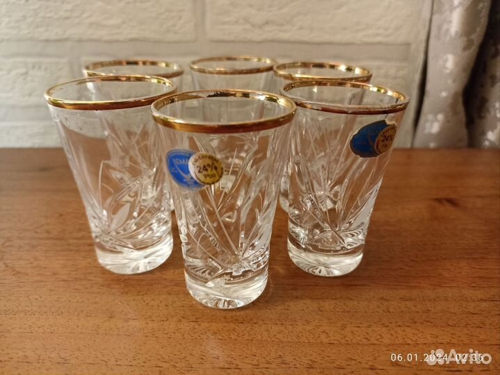 Стопки хрустальные СССР и Франция