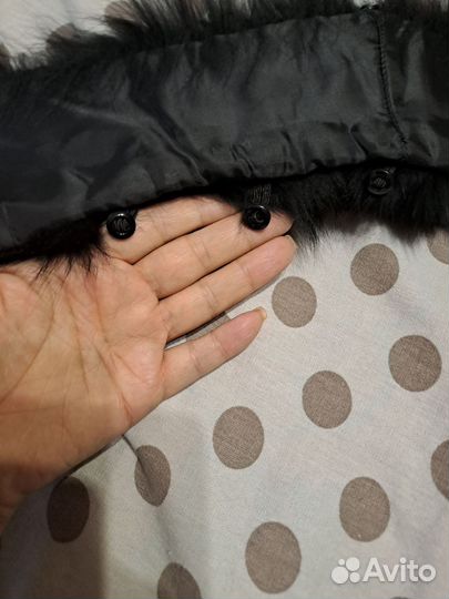 Меховой воротник натуральный