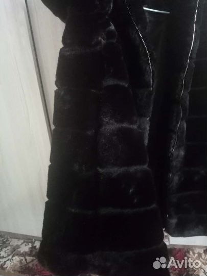 Шуба из эко меха