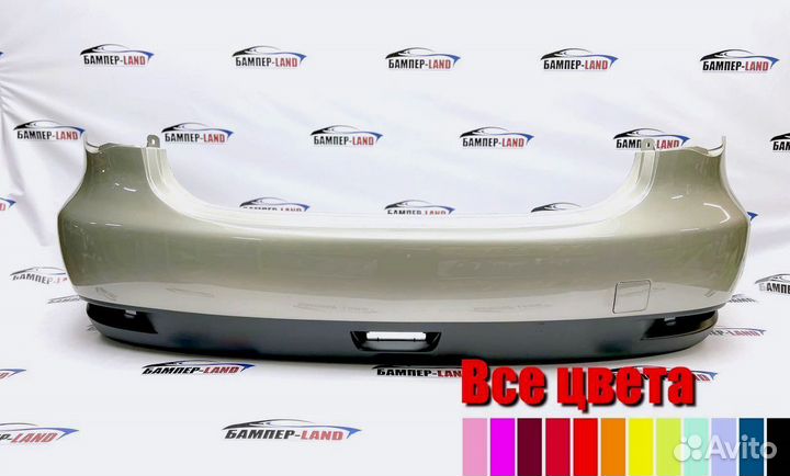 Бампер задний Ниссан Альмера G15 новый в любой цве