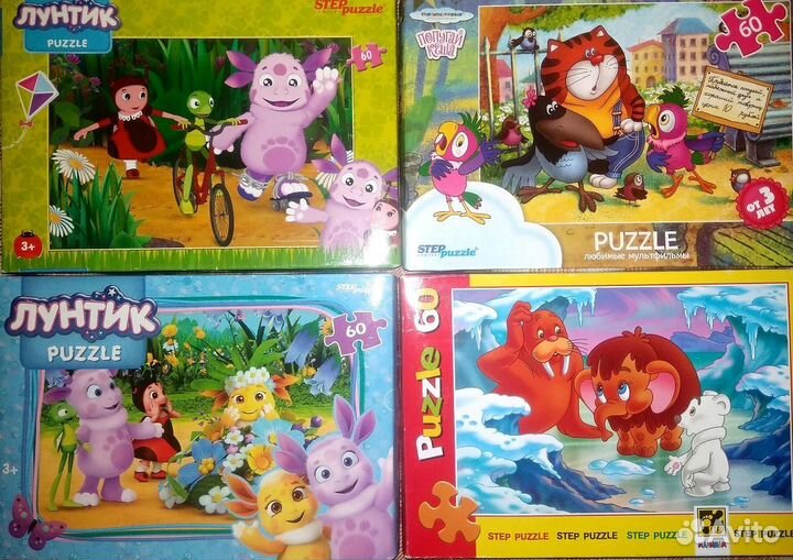 Пазлы крупные 60 деталей