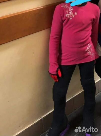 Платье-комбинезон для фигурного катания рост 128см