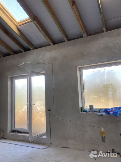 Монтаж кондиционеров,первый этап трассы